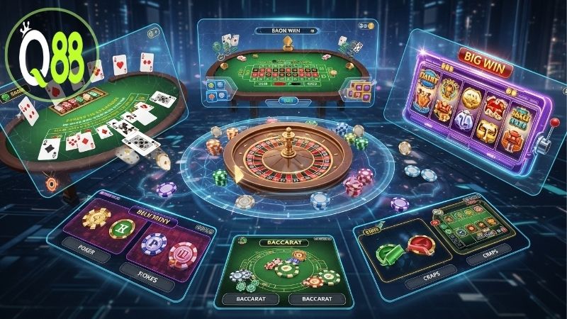 Các sòng casino trực tuyến nổi bật nhất hiện nay